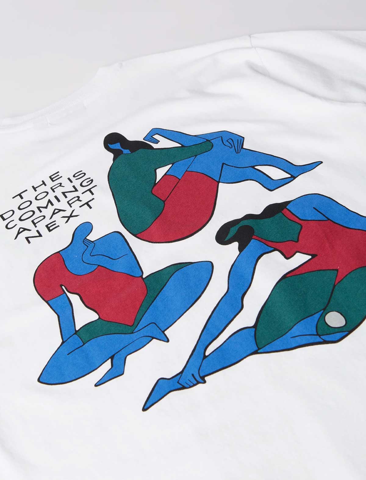 by parra the broken door back print close up detail