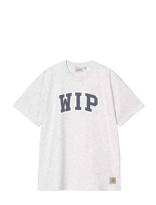 Carhartt WIP III White t-shirt with 'WIP' text on a white background