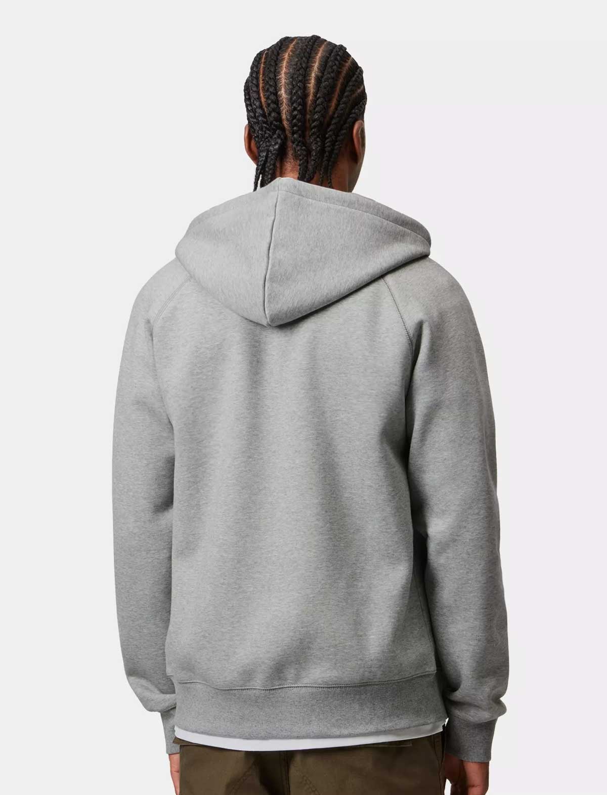 Carhartt WIP Hooded Chase Jacket Grey Heather/Gold