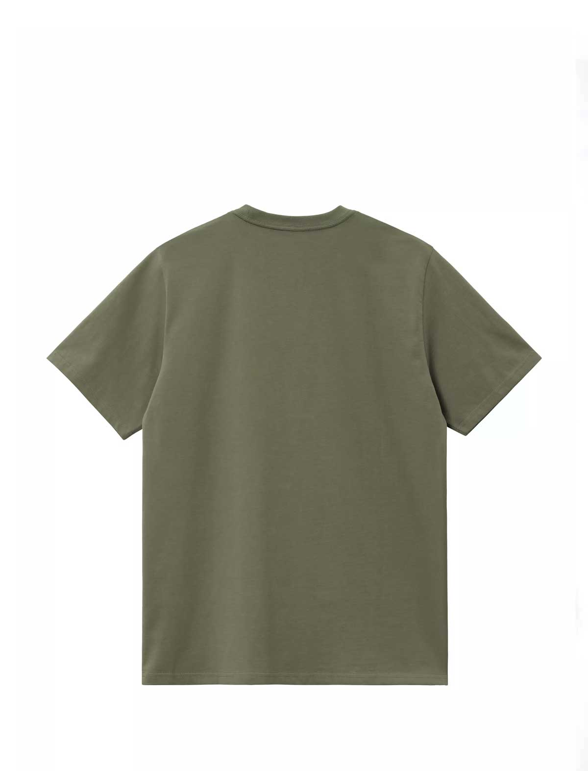 carhartt wip chase Green t-shirt on a white background
