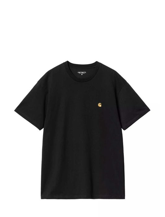 Carhartt WIP S/S Chase T-Shirt with a small logo on a white background