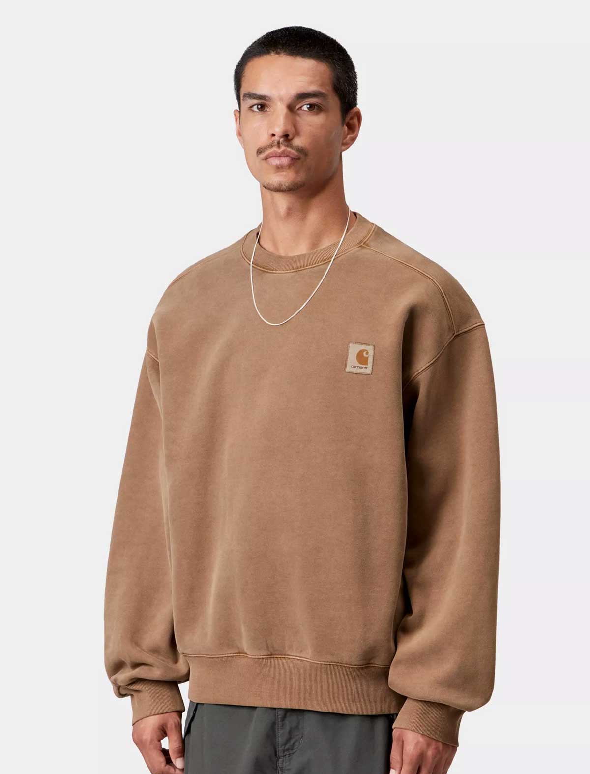 Carhartt WIP Vista Sweatshirt – Hamilton Brown Garment Dyed