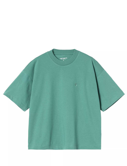 Carhartt WIP Green t-shirt on a white background