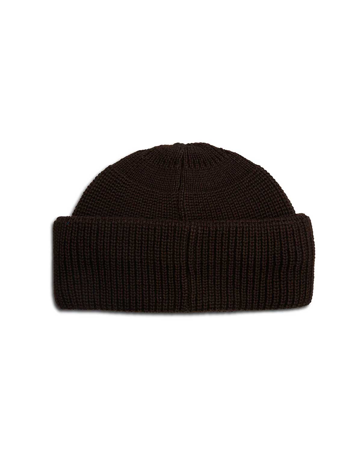 Deus Ex Machina Classics Deck Pill Beanie Chocolate Brown Back