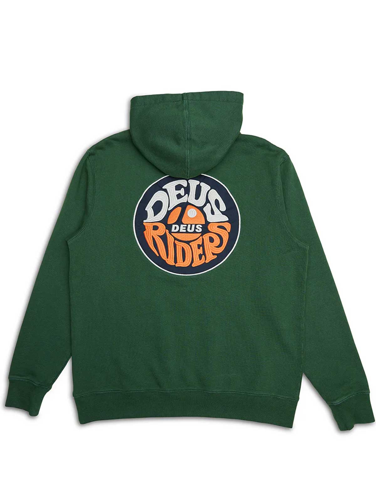 Deus Ex Machina 'The Riders Friend' Hoodie Hillside Green Back