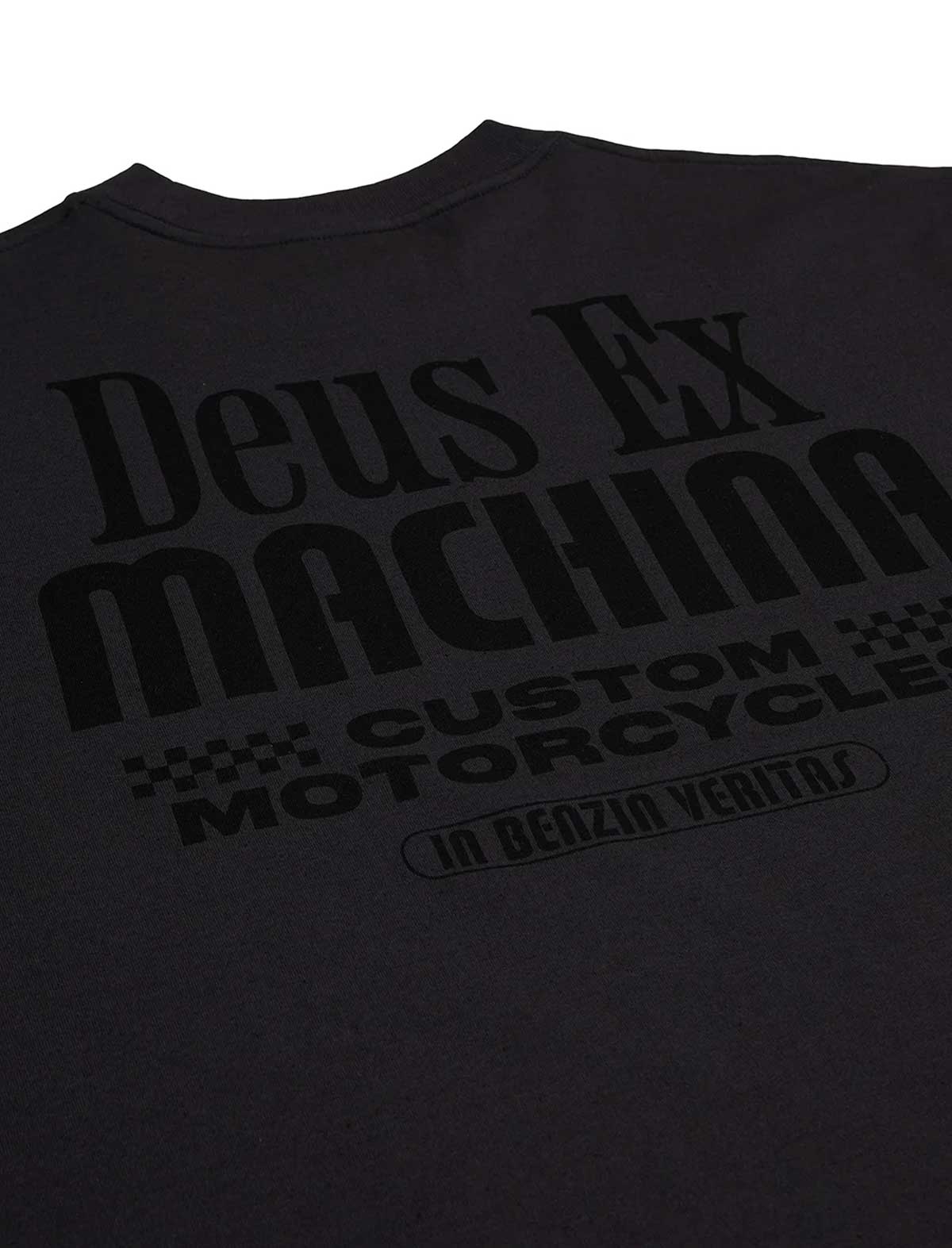 deus ex machina partisan t-shirt close up back