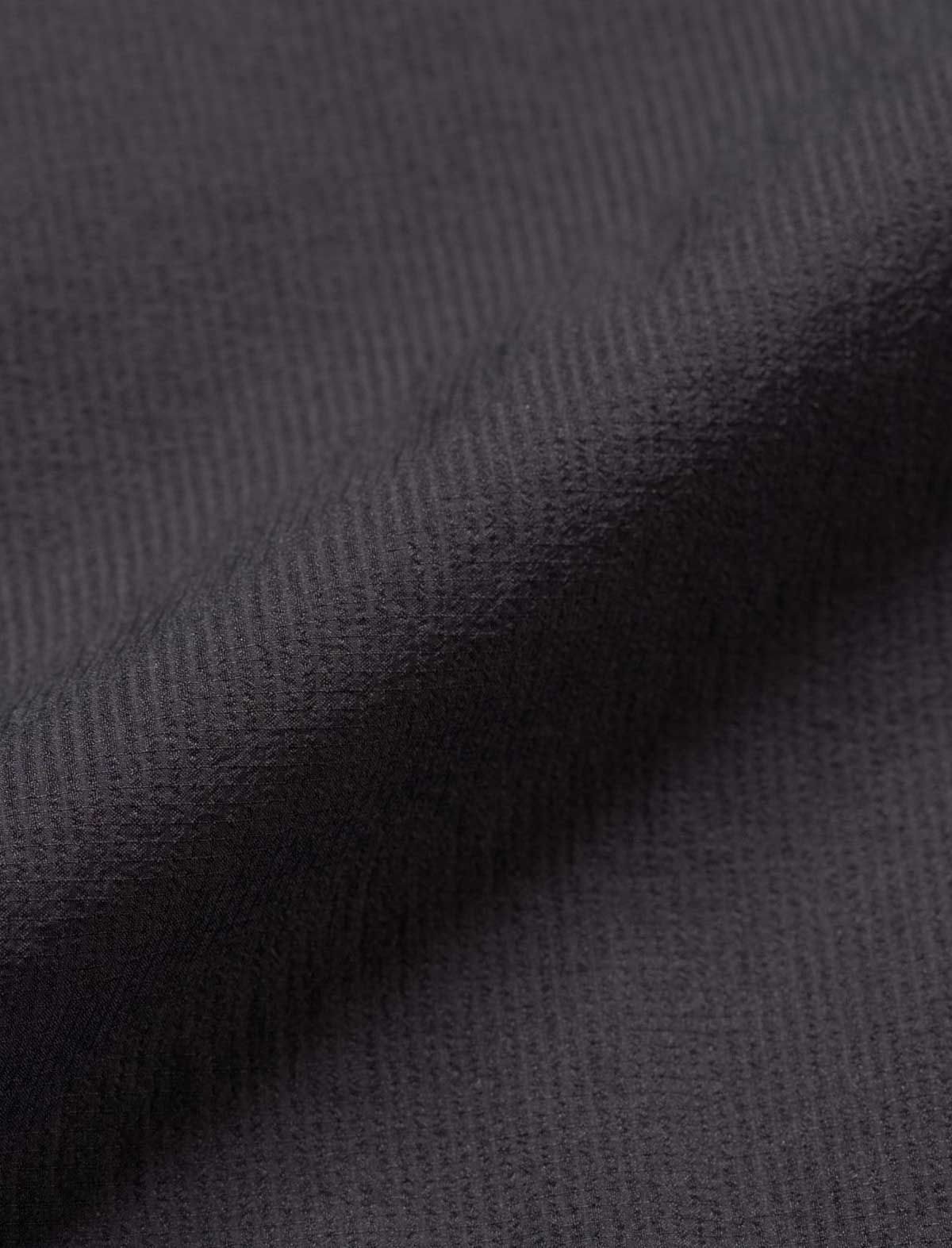 Close-up of dark gray fabric texture