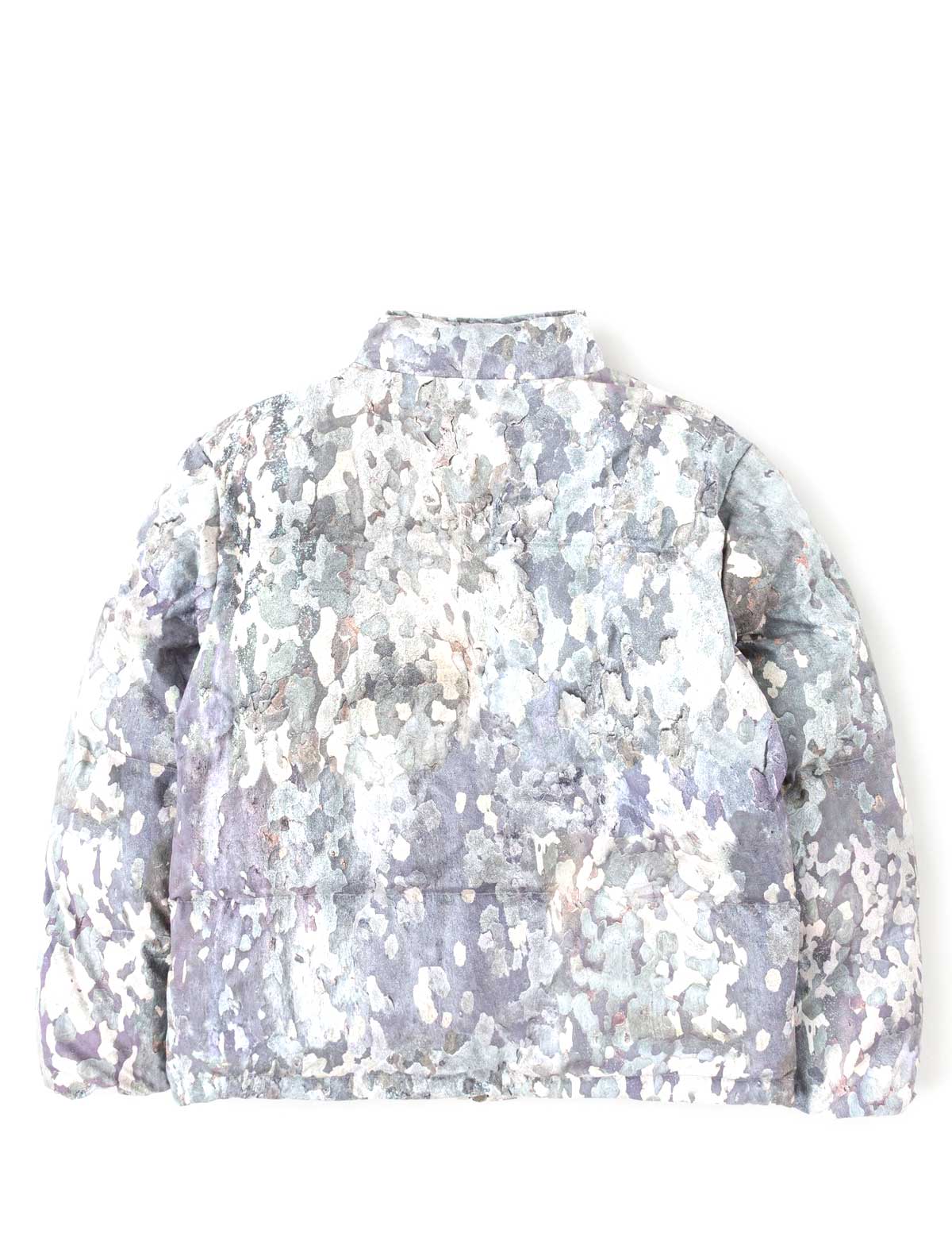 Heresy Bark Puffer Jacket on white background