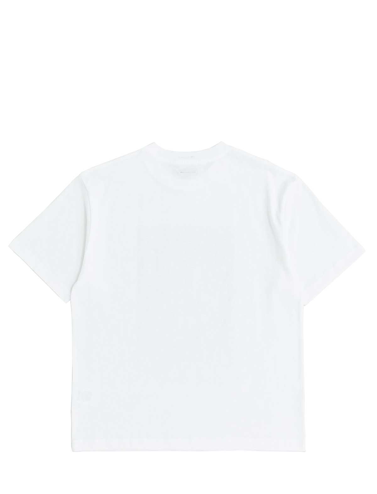 Plain white T-Shirt on a white background