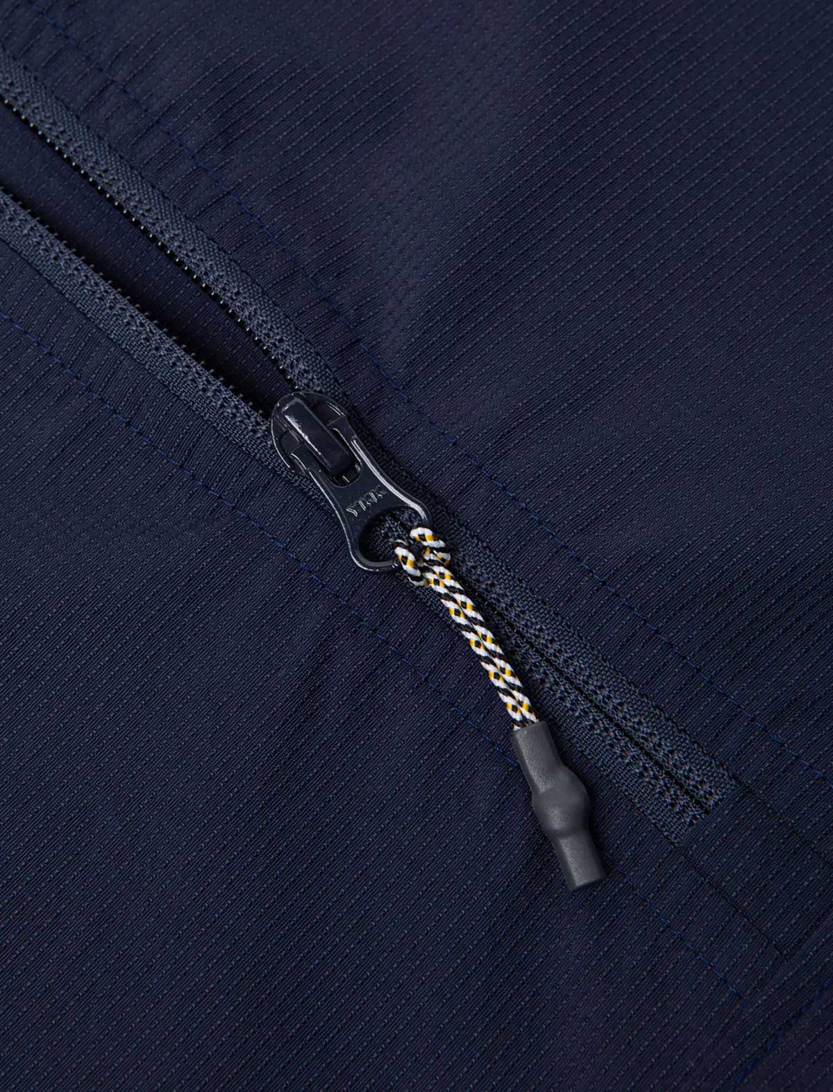 Kestin Aberfeldy Windbreaker Ripstop Navy Pocket Zip Close Up