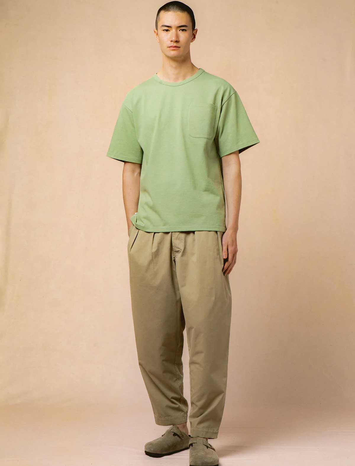 Kestin Clyde Pant Light Khaki Model