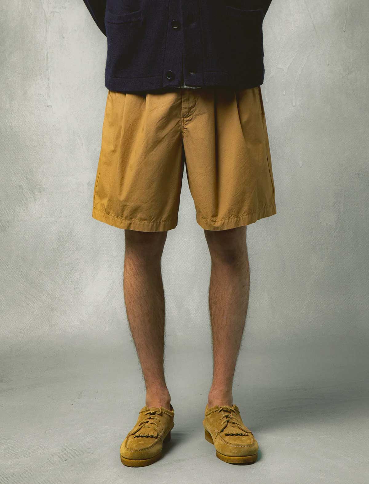 Kestin Mhor Shorts Tan Model