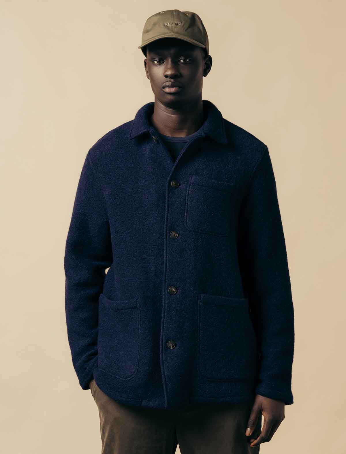 Kestin Ormiston Wool Jacket Midnight Blue