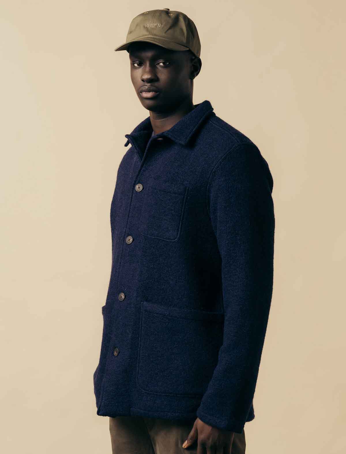 Kestin Ormiston Wool Jacket Midnight Blue