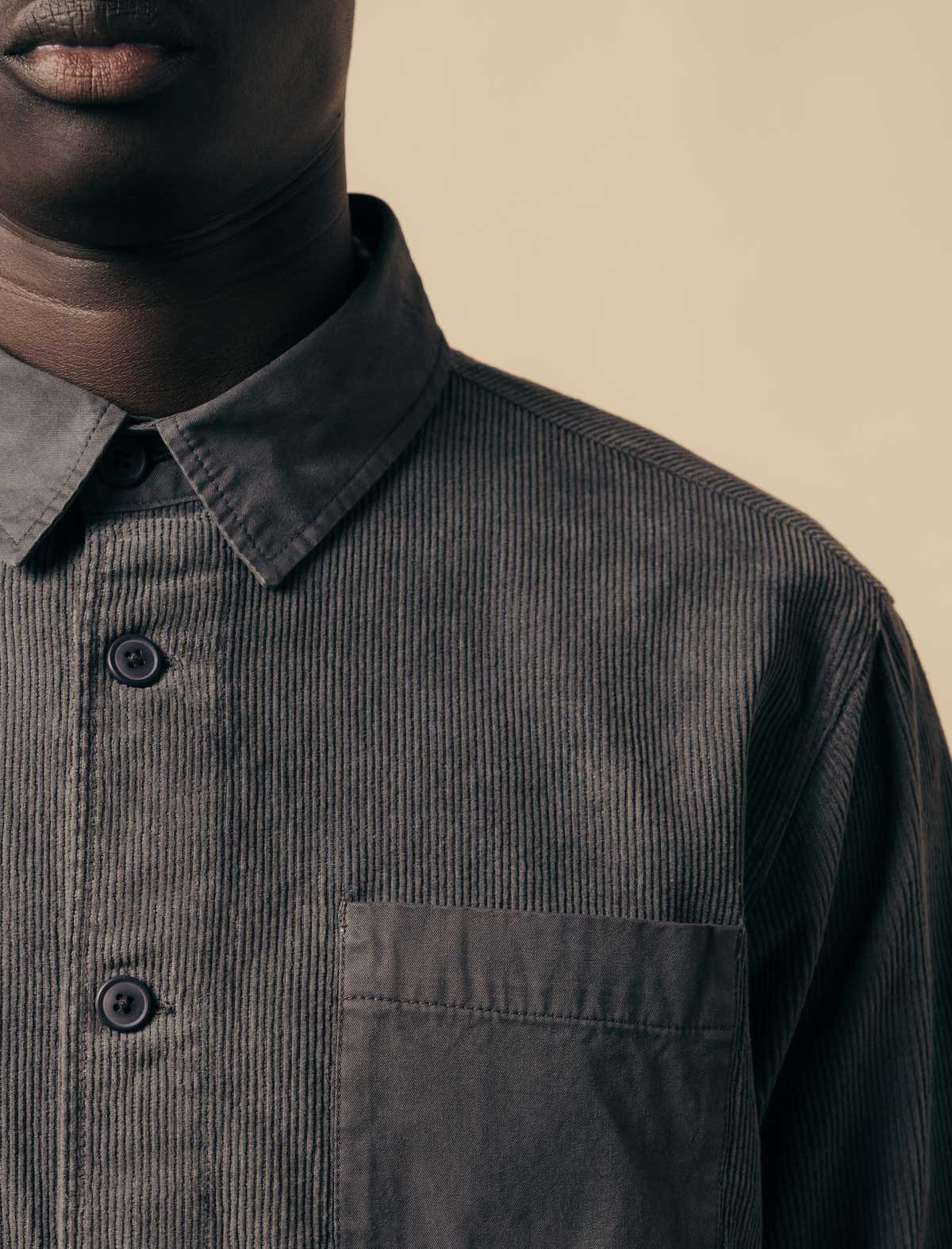 Kestin Rosyth Overshirt Charcoal