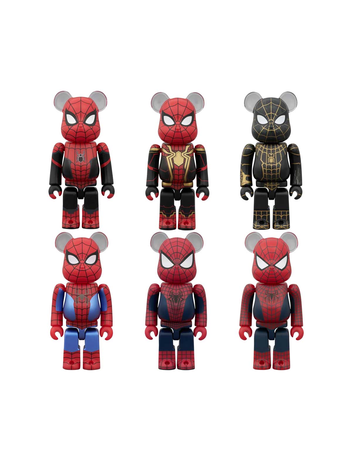 Medicom Bearbrick Chase Spider-Man: No Way Home 100% – sealed blind box, front
