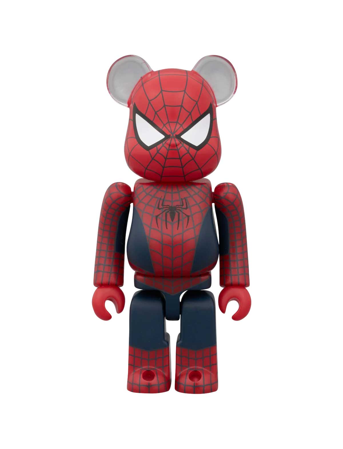 Medicom Bearbrick Chase Spider-Man: No Way Home 100% – close-up detail, alternate