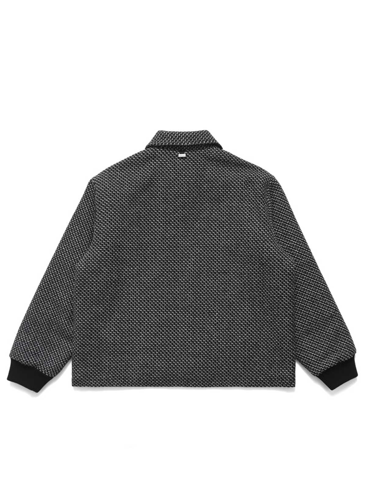 Black and white checkered jacket on a white background