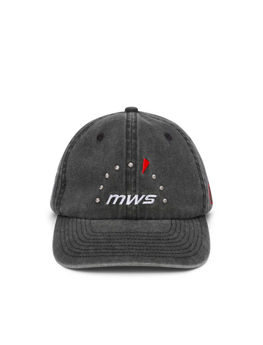 Metalwood Tour Sponsor 6 Panel Strapback Cap Black Front