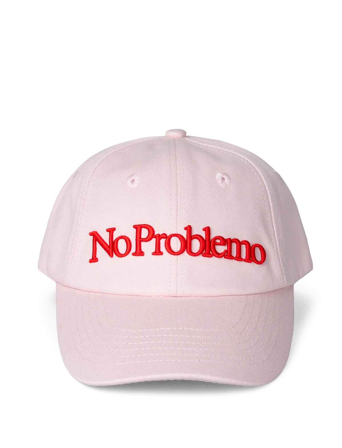 No Problemo Cap Pale Pink Front