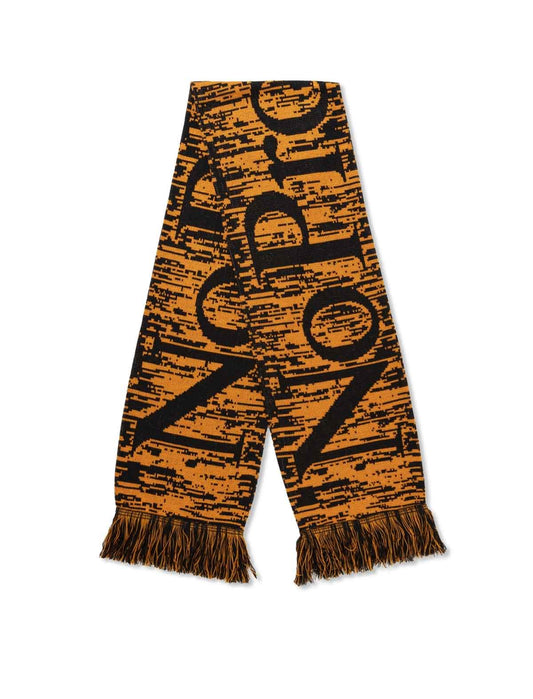 no problemo glitch scarf in orange