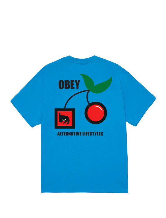 Obey Alternative Lifestyles T-Shirt Azure Blue