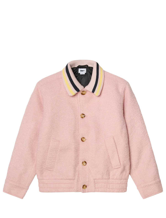 Obey Pink Jacket on White Background