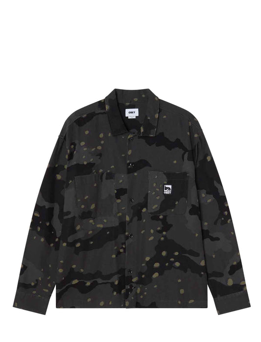 Obey Desert Camo Shirt in Desert Night Camo at Patina Leicester