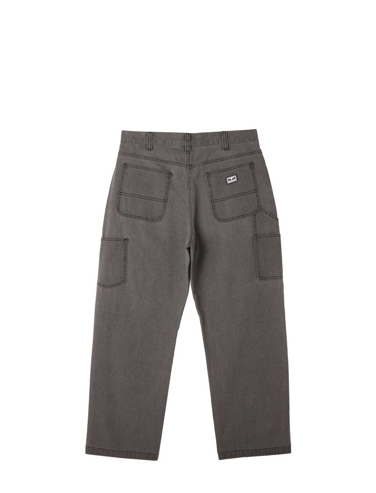 Obey Hardwork Carpenter Pant Black Back