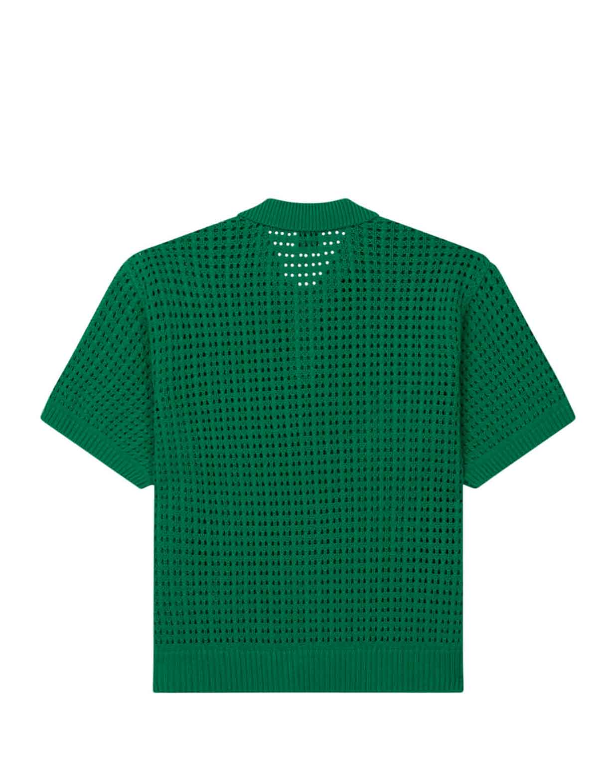 Obey Kody Polo Shirt in Green on a white background