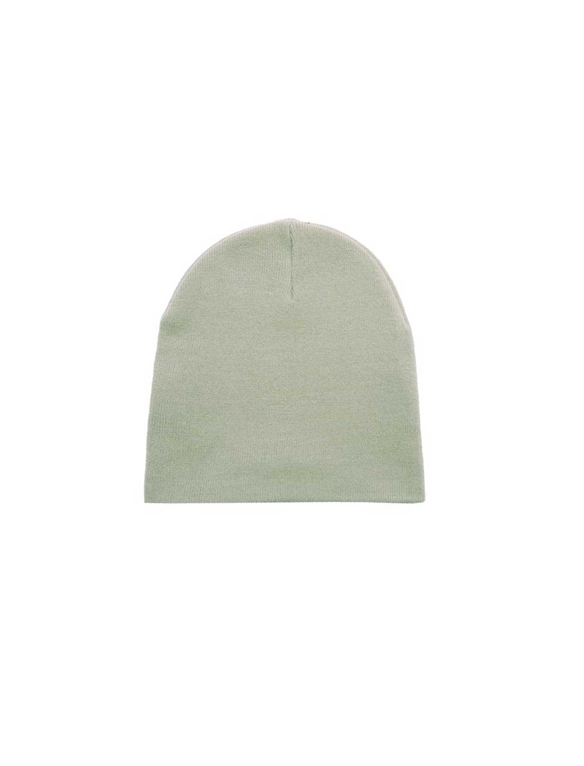 Obey Label Beanie Abbey Stone Back