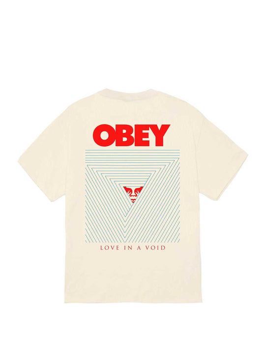 Obey Love in a Void T-Shirt Cream