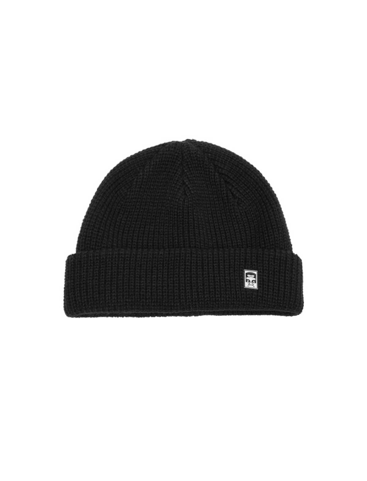 Obey Micro Beanie Black Front