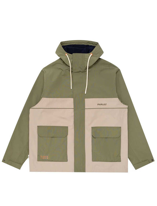 Parlez Banks Jacket Olive Green front