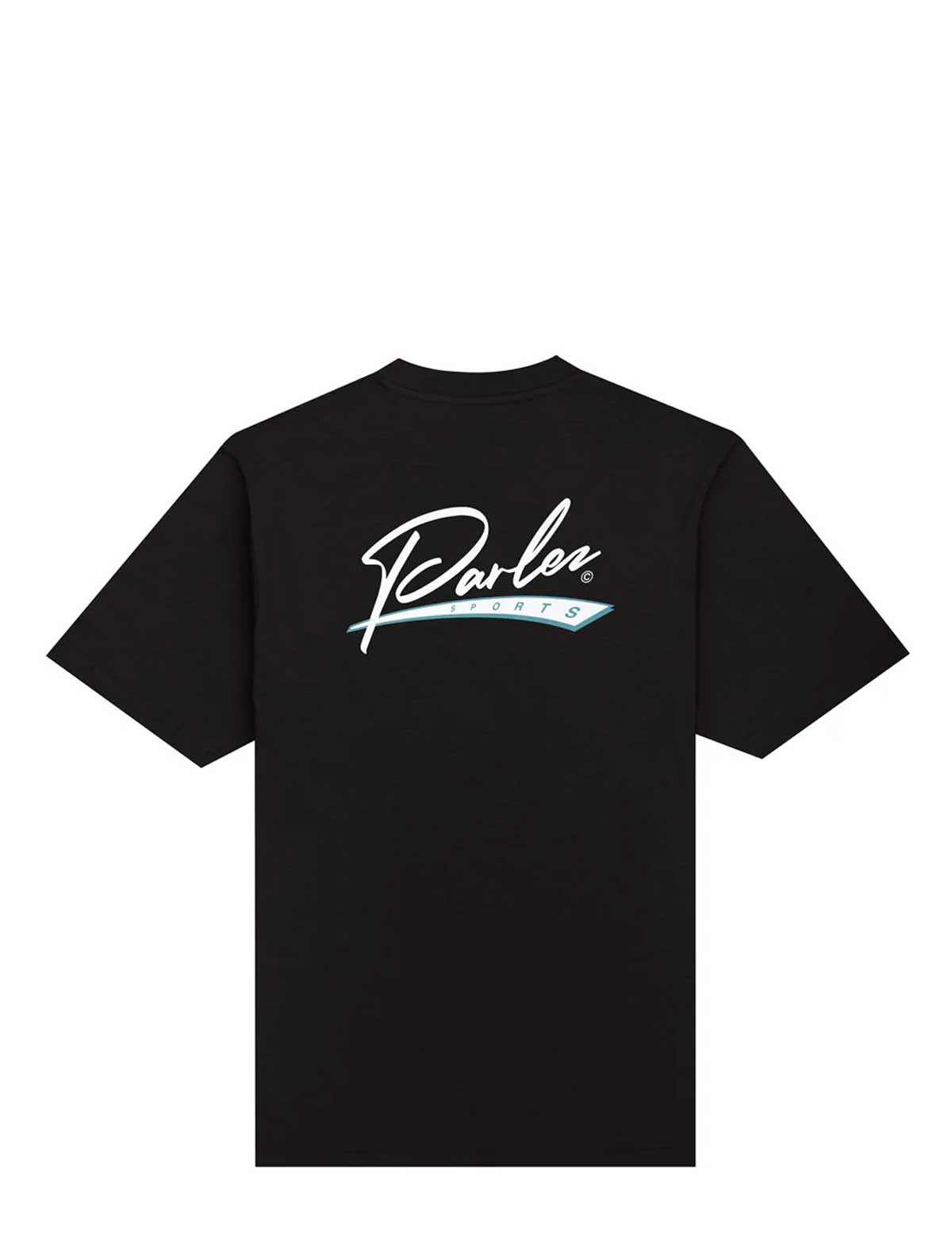 Parle Inning T-Shirt Back Print Detail on plain background