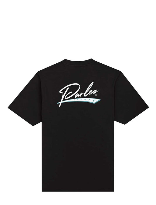 Parle Inning T-Shirt Back Print Detail on plain background