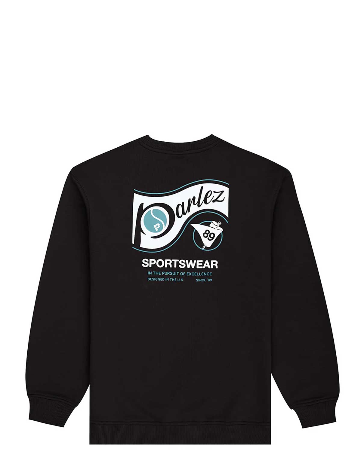 Parlez Iocus Sweatshirt Black Back Print Detail