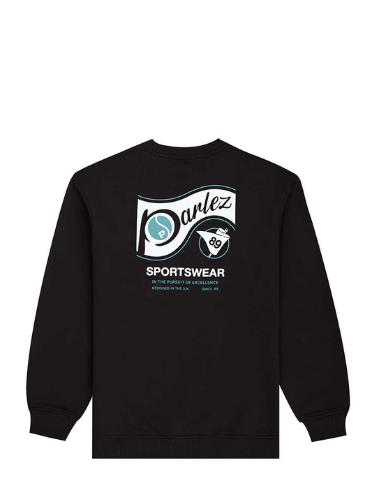 Parlez Iocus Sweatshirt Black Back Print Detail