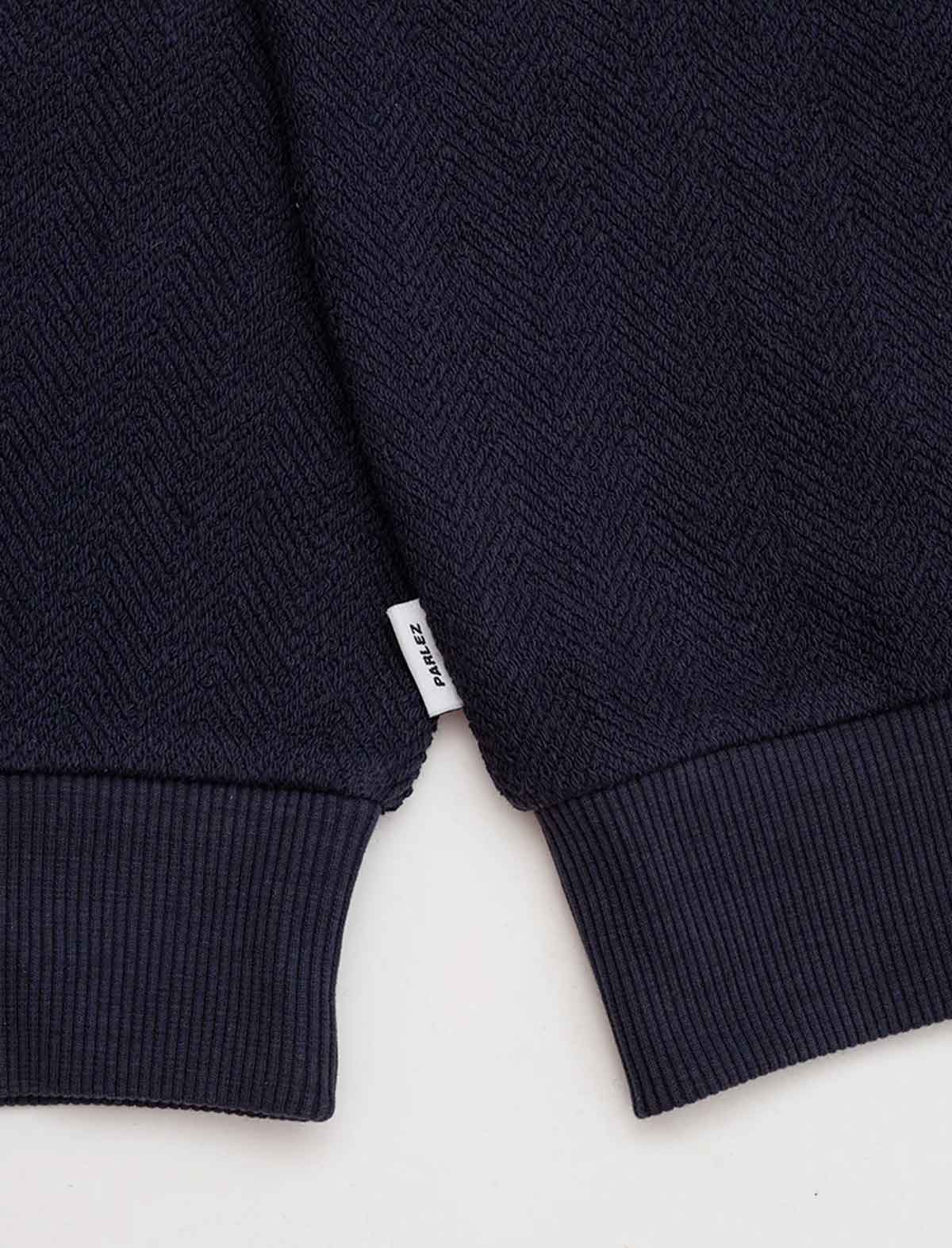 Parlez Millington Hoodie Midnight Detail