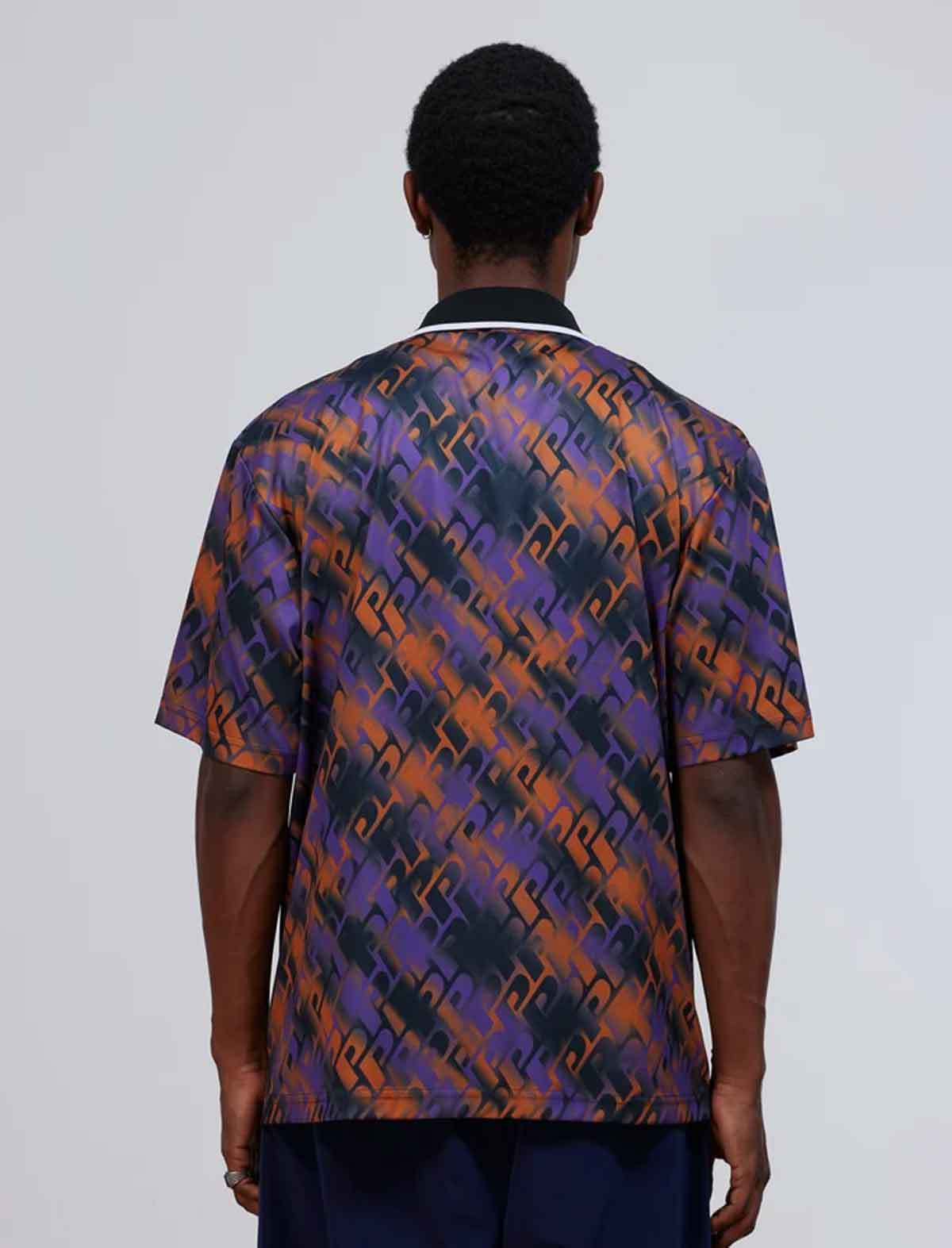 Patta football shirt with monogram print on back