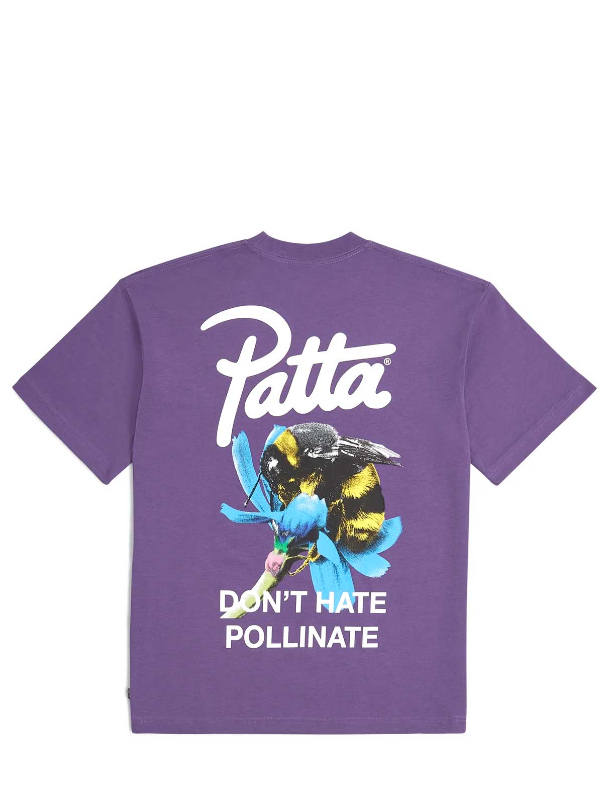 patta bumblebee t-shirt-mystical purple back