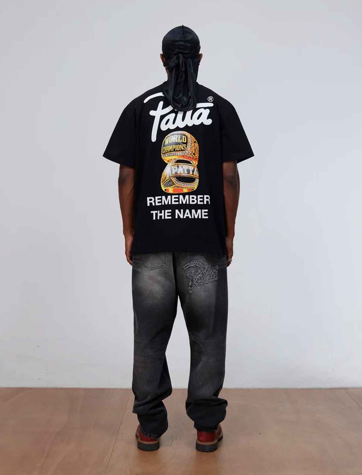 Black Patta Championship T-Shirt, Patta stockist Leicester