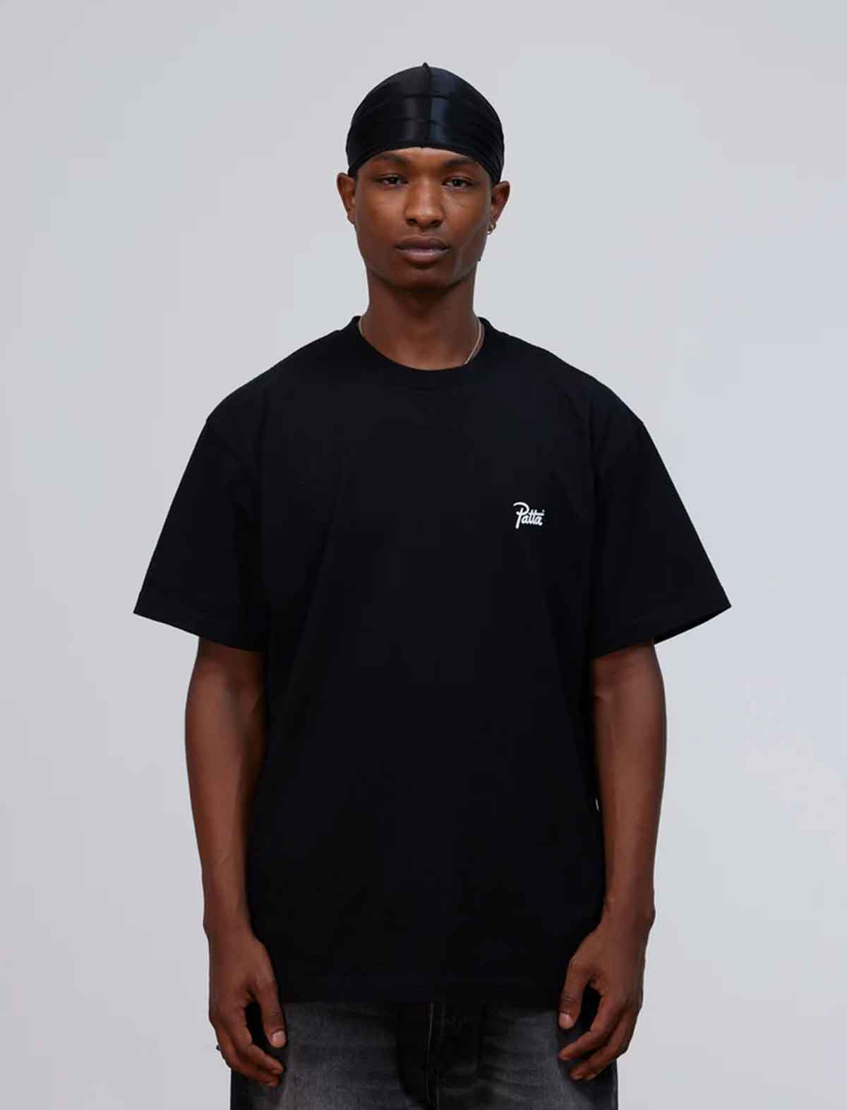 Patta Championship Tee in Black, 230gsm cotton jersey