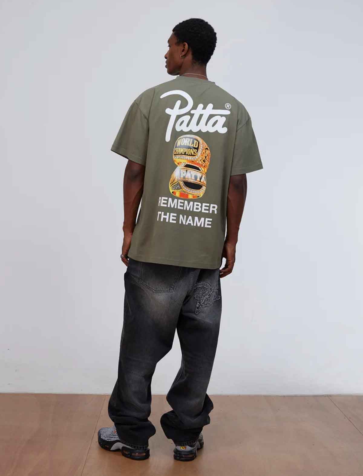 Patta Dusty Olive graphic tee, Patta stockist Midlands