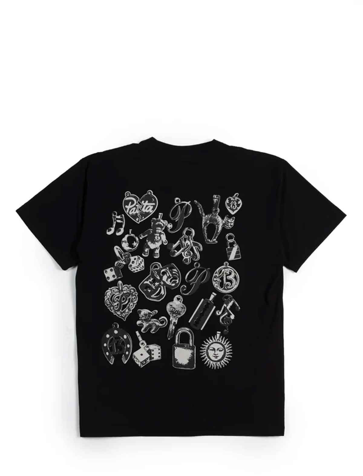 Patta Charm T-Shirt in Black, in store at Patina Leicester