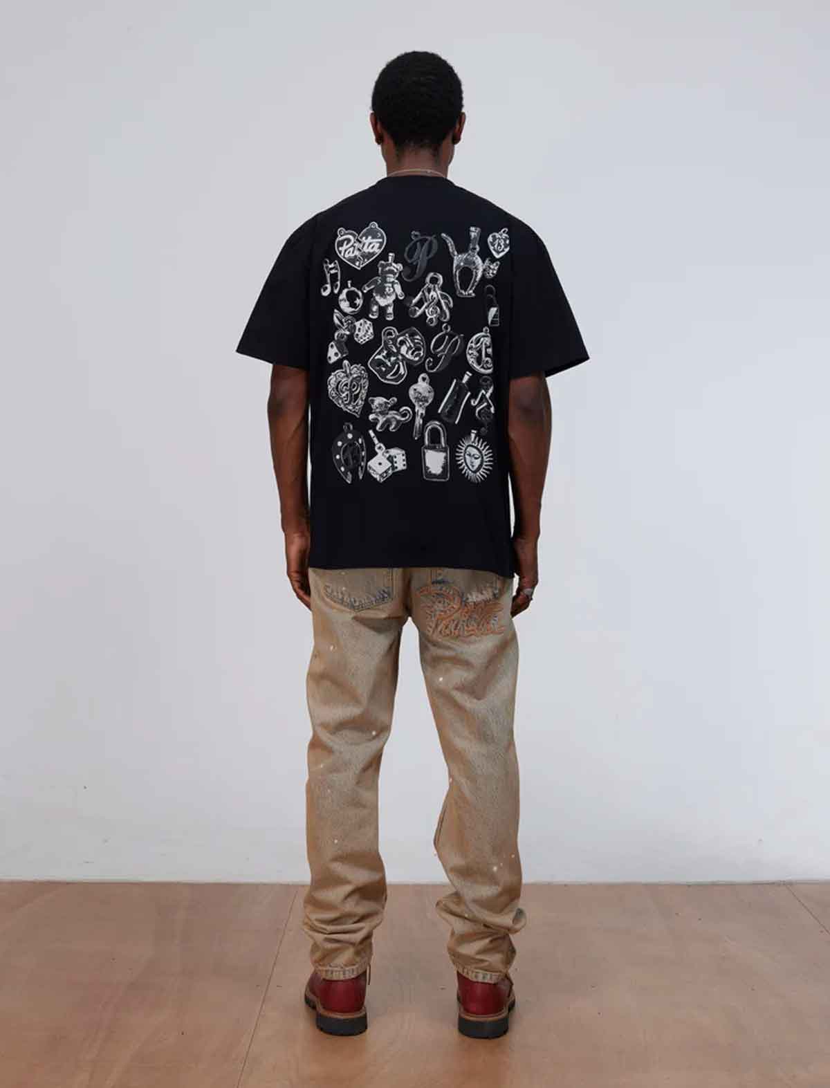 Patta black graphic tee, Patta stockist Leicester