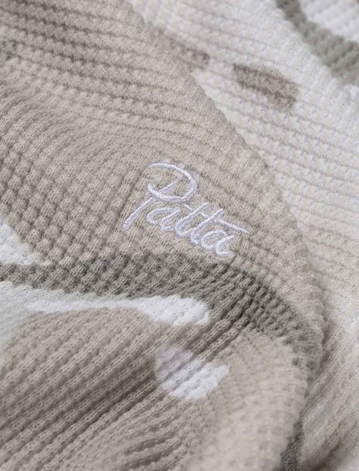 Patta Pussywillow Grey long sleeve ribbed cuff detail