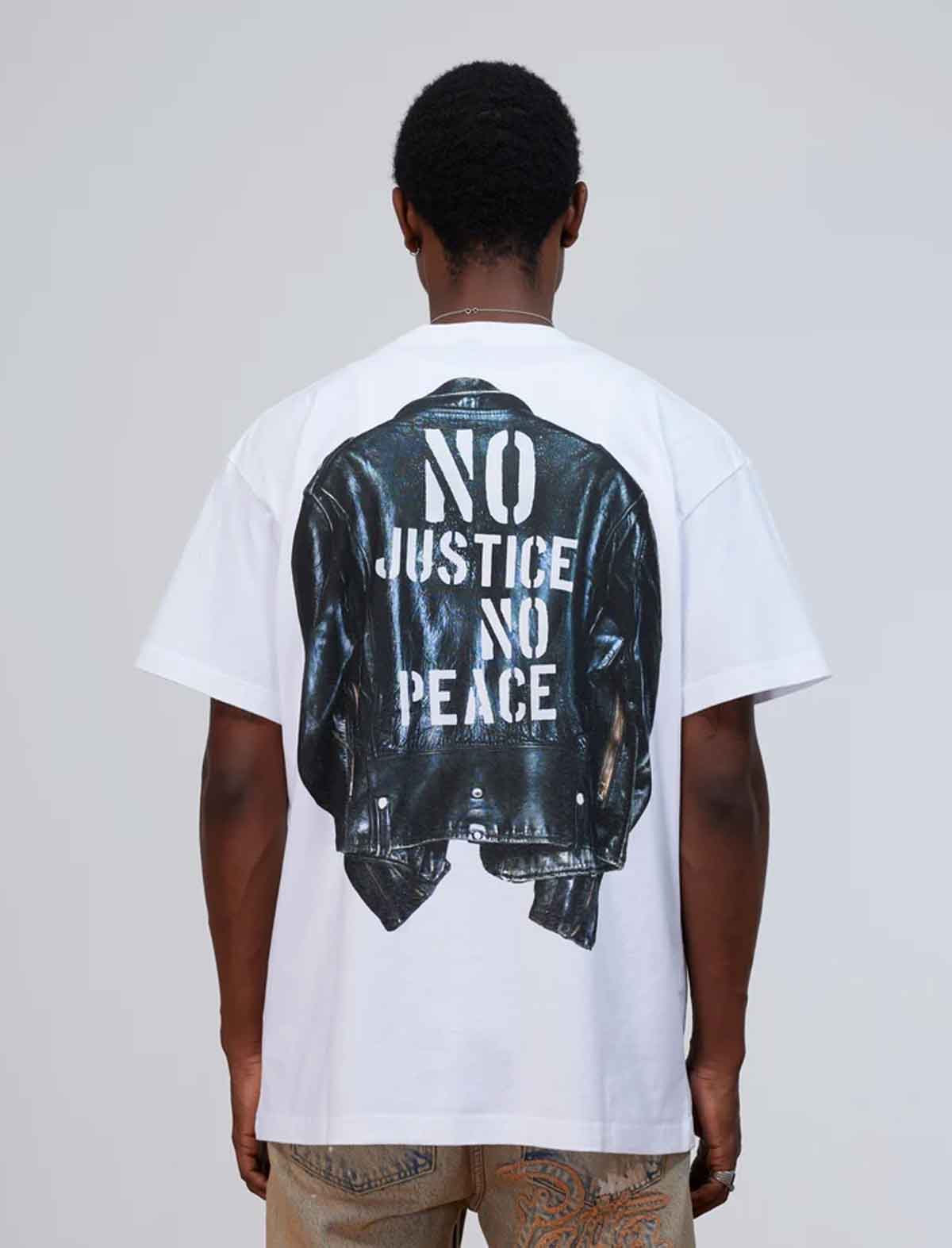 Patta Perfecto T-Shirt White with script logo on left chest
