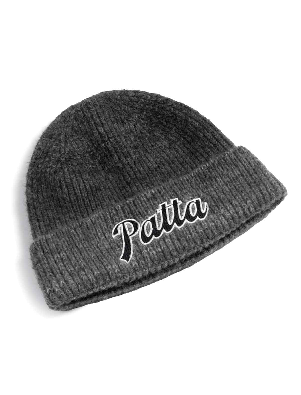 Patta multi-colour space dye rib knit beanie