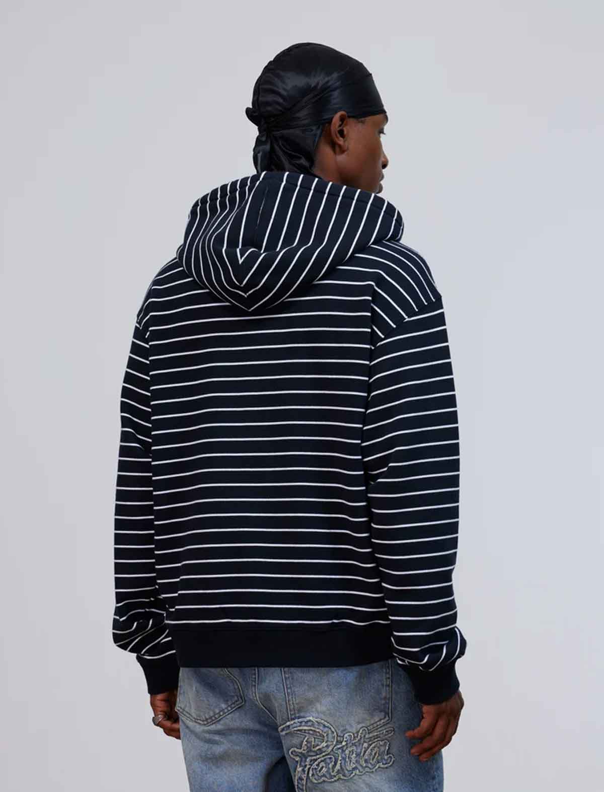 Patta striped zip-up hoodie, Patta stockist Leicester